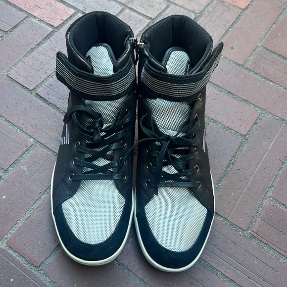 Emporio Armani high top sneakers.Size 9.5.